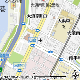 大阪府堺市堺区大浜南町2丁8周辺の地図