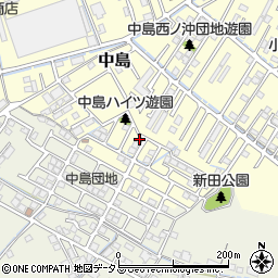 岡山県倉敷市中島1836周辺の地図