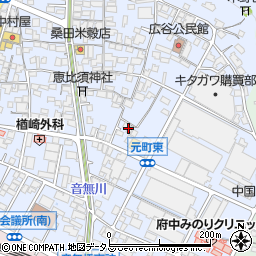 広島県府中市元町98周辺の地図