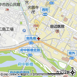 剣先橋周辺の地図