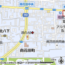 南花田西駐車場【5番スペース】周辺の地図