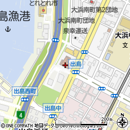 堺市消防局　災害情報テレホンサービス周辺の地図