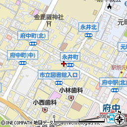 広島県府中市府中町61周辺の地図