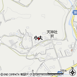 奈良県桜井市小夫周辺の地図