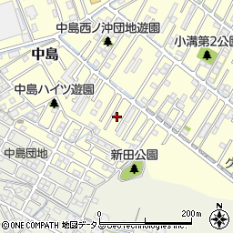 岡山県倉敷市中島1814周辺の地図