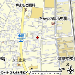 岡山県倉敷市中島2666周辺の地図