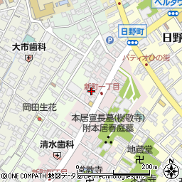 有限会社茶重商店周辺の地図