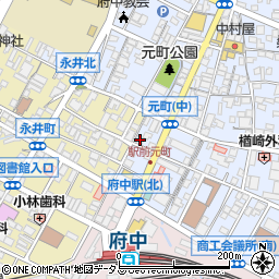 広島県府中市元町477周辺の地図