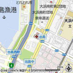 堺市消防局周辺の地図