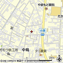 岡山県倉敷市中島2548周辺の地図