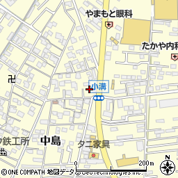 岡山県倉敷市中島2166周辺の地図