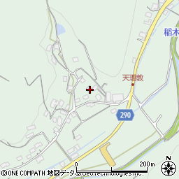 岡山県井原市下稲木町323周辺の地図