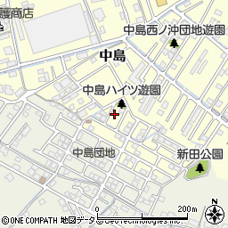 岡山県倉敷市中島1864周辺の地図