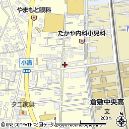 岡山県倉敷市中島2664周辺の地図