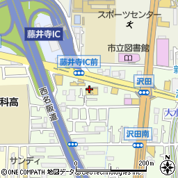 メガネ本舗　藤井寺店周辺の地図