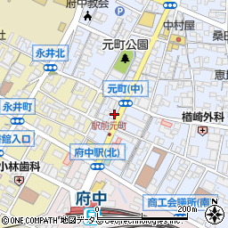 広島県府中市元町481周辺の地図