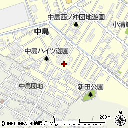 岡山県倉敷市中島1818周辺の地図