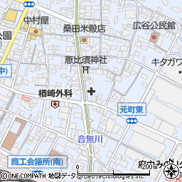 広島県府中市元町104周辺の地図