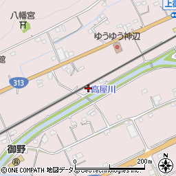 広島県福山市神辺町上御領1447周辺の地図