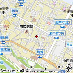 広島県府中市府中町141周辺の地図