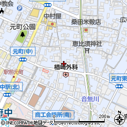 広島県府中市元町413周辺の地図
