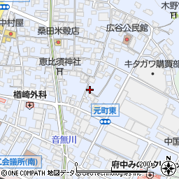 広島県府中市元町131周辺の地図