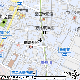 広島県府中市元町418周辺の地図