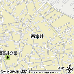 岡山県倉敷市西富井周辺の地図