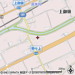 広島県福山市神辺町上御領1711-1周辺の地図