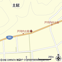 広島県山県郡安芸太田町土居83周辺の地図