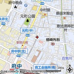 広島県府中市元町487周辺の地図