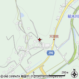 岡山県井原市下稲木町334周辺の地図