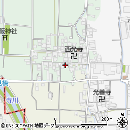 奈良県磯城郡田原本町西代217周辺の地図