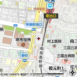 シャポード堺サロン周辺の地図