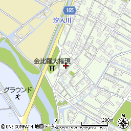 岡山県倉敷市茶屋町127周辺の地図