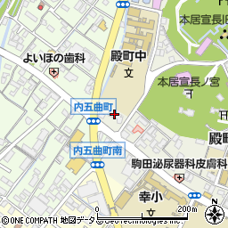 松阪工高嚶鳴寮周辺の地図