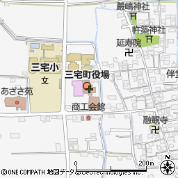 奈良県磯城郡三宅町周辺の地図
