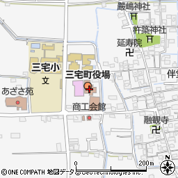 奈良県磯城郡三宅町周辺の地図