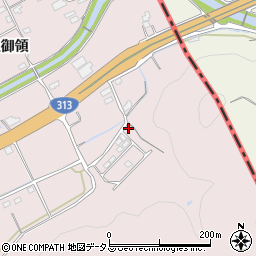 広島県福山市神辺町上御領1610-2周辺の地図