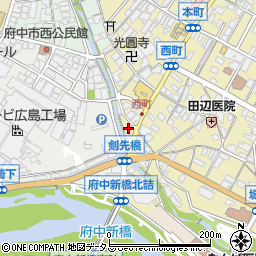 広島県府中市府中町894周辺の地図