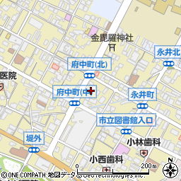 広島県府中市府中町161周辺の地図