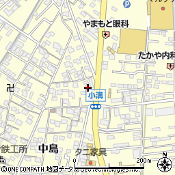 岡山県倉敷市中島2160周辺の地図