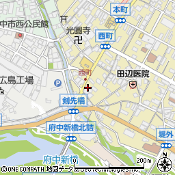 広島県府中市府中町857周辺の地図