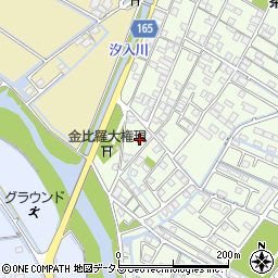 岡山県倉敷市茶屋町126-3周辺の地図