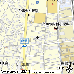 岡山県倉敷市中島2758周辺の地図