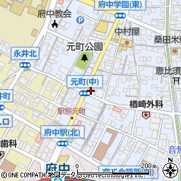 広島県府中市元町483周辺の地図
