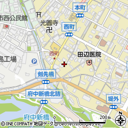 広島県府中市府中町859周辺の地図