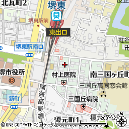 カギの１１０番・堺市周辺の地図