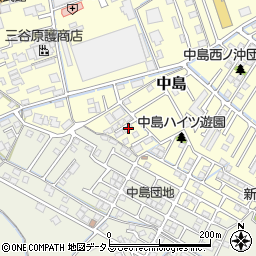 岡山県倉敷市中島1834周辺の地図