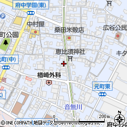 広島県府中市元町406周辺の地図
